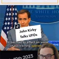 John Kirby Talks UFOs