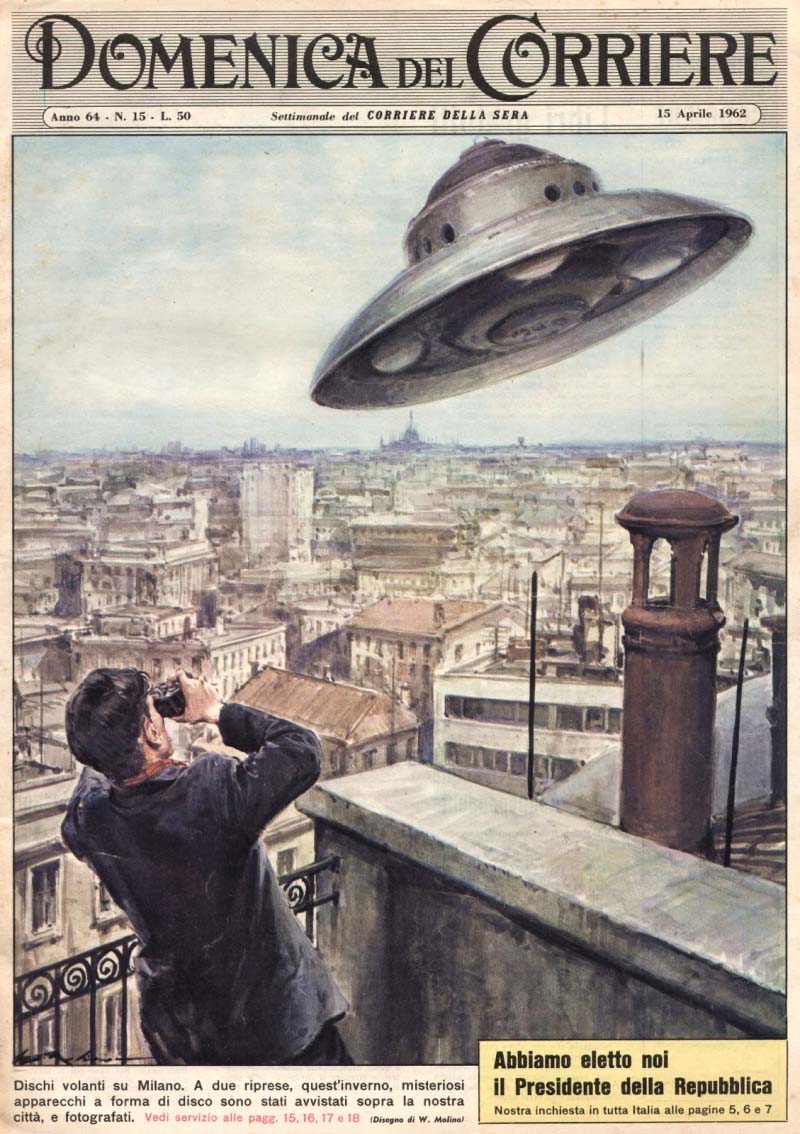La Domenica del Corriere: 1962 UFO Cover