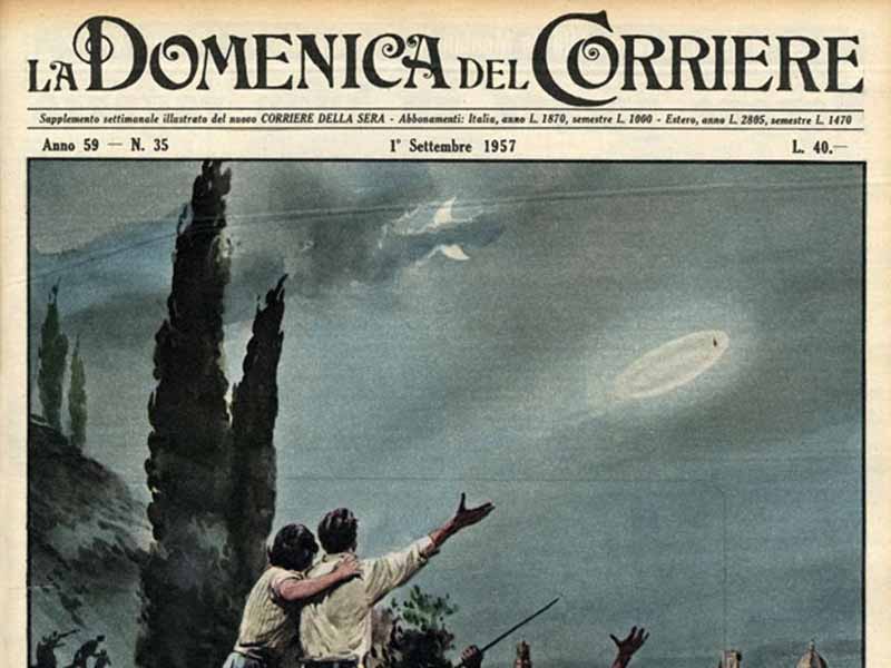 La Domenica del Corriere: 1957 UFO Cover