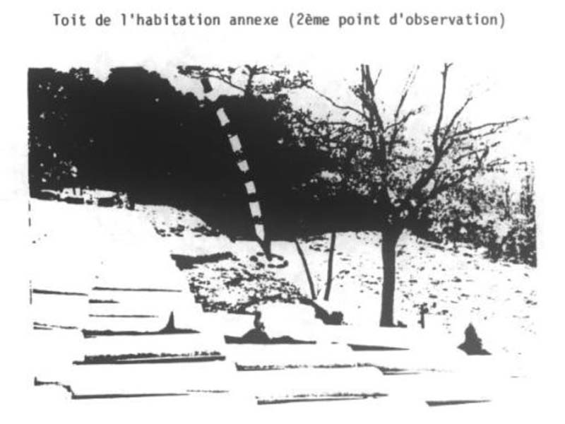 Landing site (first image) of Trans-en-Provence case from March 1, 1983 GEIPAN report
