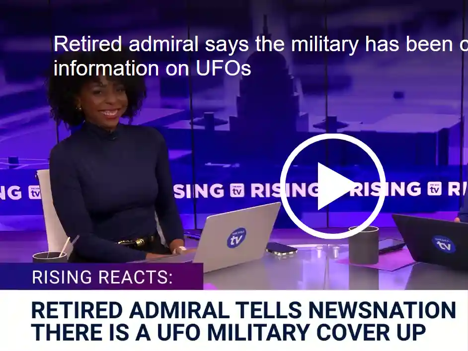 Retired admiral says the military has been covering up information on UFOs