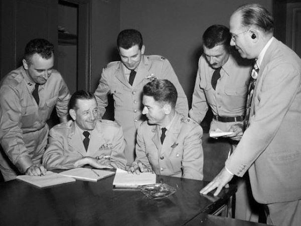 1952 Meeting of top U.S. Air Force Brass