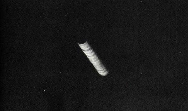 Photo of Cigar-Shaped UFO, 1950
