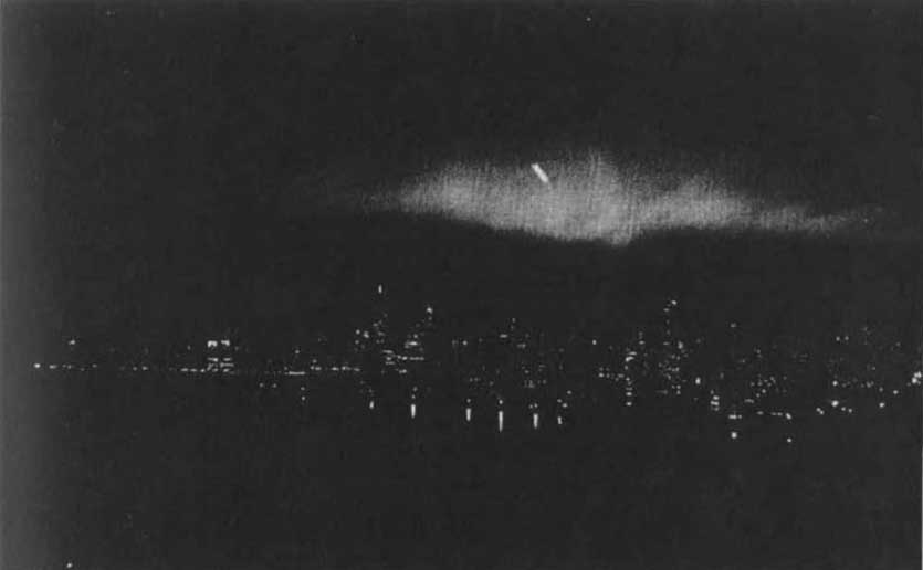 Panorama of UFO Over New York City, 1950