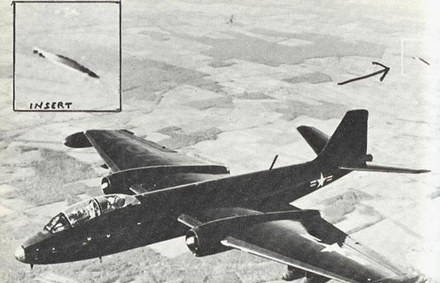 Photo of UFO Near Air Force Base, 1957