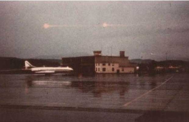 Photo of UFOs Over Zurich-Kloten, 1966