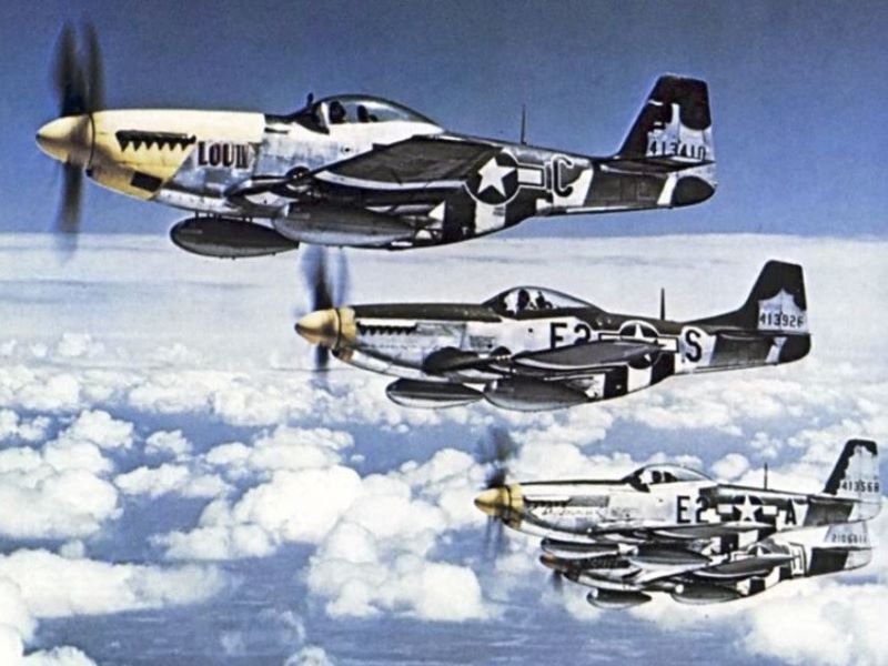 Group of North American P-51 Mustang