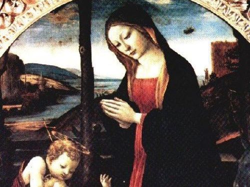 The Madonna with Saint Giovannino Painting