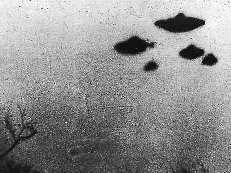 CIA Released Photo of UFOs, Sheffield, England, 1962