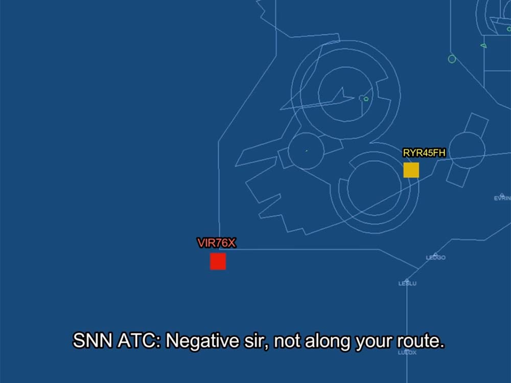 UFO sighting over Ireland: Shannon ATC Audio