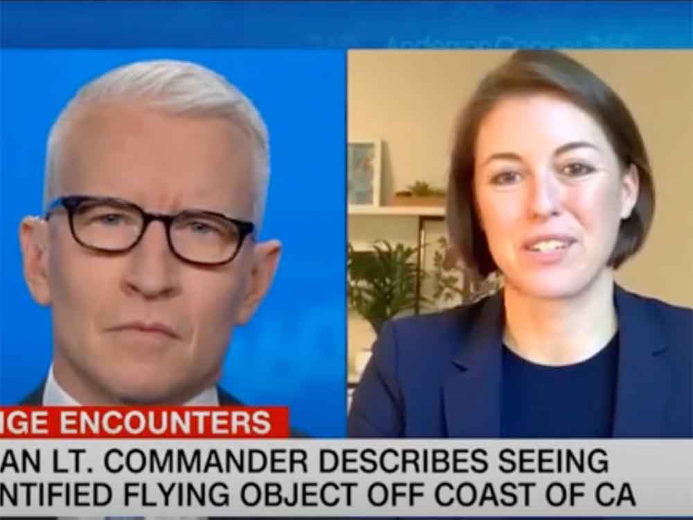 CNN News: Anderson Cooper and Ret. LCDR. Alex Anne Dietrich