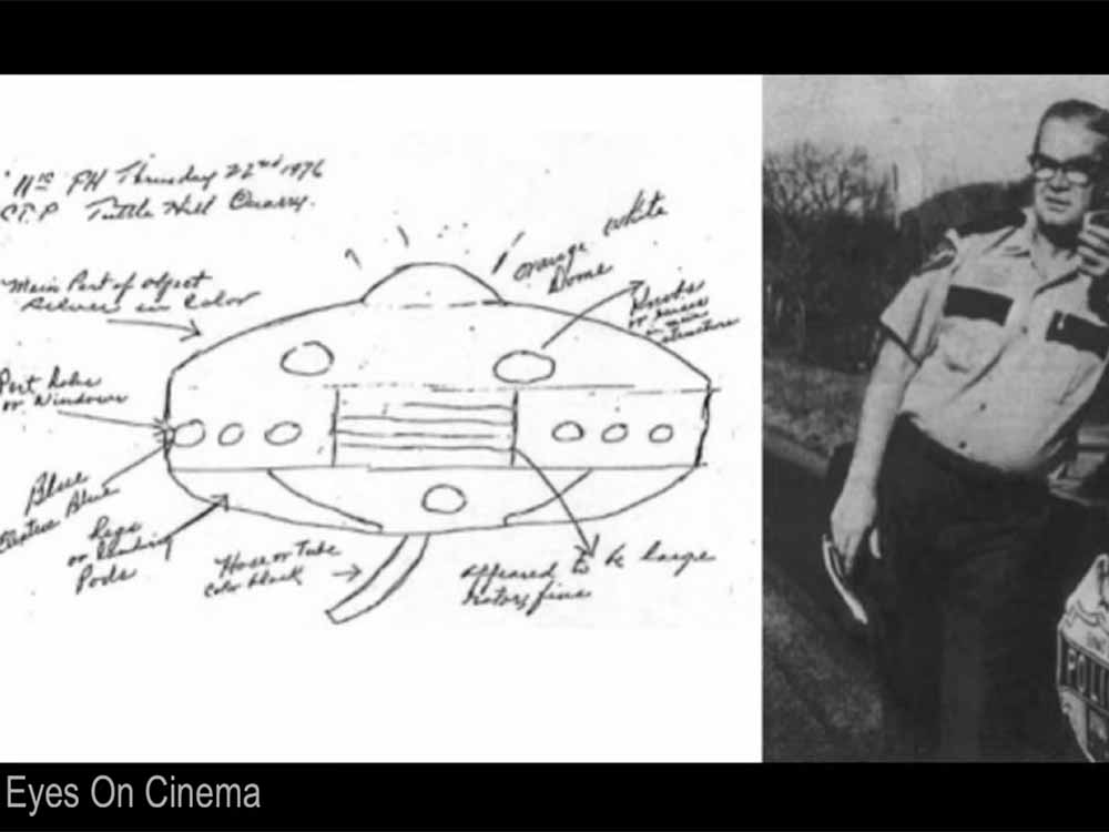 Police officer George Wheeler Witnessed a UFO in Elmwood, Wisconsin in 1976.