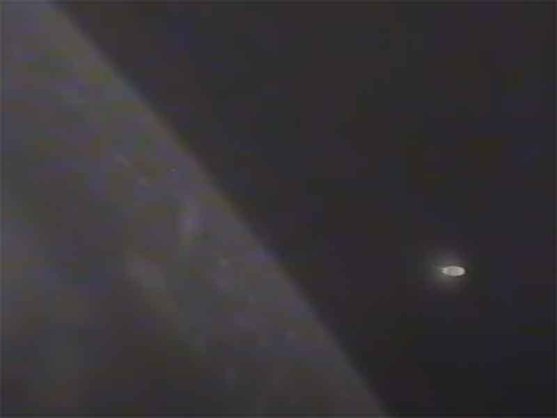 Giant UFO Appears Before NASA Camera