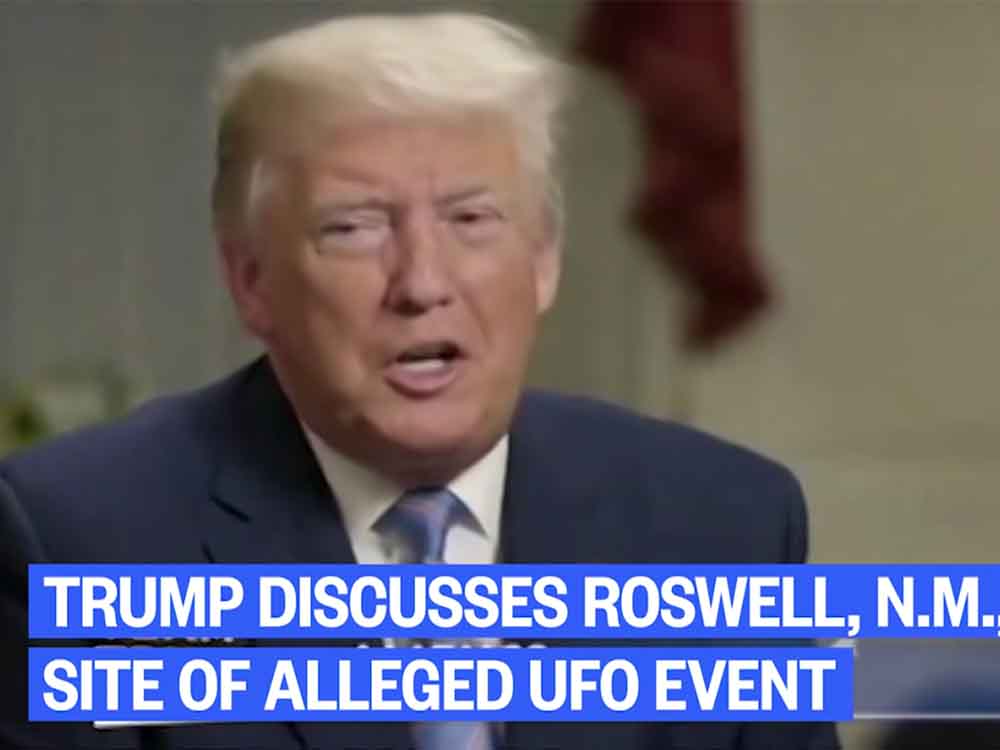 Trump discusses declassifying Roswell